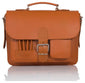 MAYFAIR VEGETABLE TANNED TAN LEATHER SMALL SATCHEL / BACKPACK