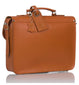 MAYFAIR VEGETABLE TANNED TAN LEATHER SMALL SATCHEL / BACKPACK