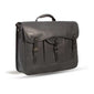 UBERBAG GOBI GRAPHITE GREY/ BLACK LEATHER MESSENGER BAG