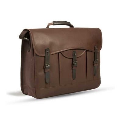 UBERBAG GOBI BROWN LEATHER MESSENGER BAG