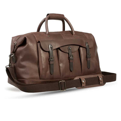 UBERBAG GOBI BROWN LEATHER HOLDALL BAG