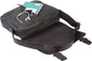 UBERBAG GREY BLACK LEATHER MILITARY MESSENGER / MAN BAG