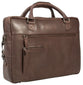 UBERBAG INSIGNIA BROWN LEATHER PORTFOLIO / MESSENGER BAG