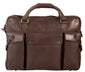 UBERBAG INSIGNIA BROWN LEATHER PORTFOLIO / MESSENGER BAG