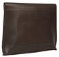 UBERBAG SIGNATURE MEN'S BROWN VEGETABLE TANNED LEATHER CLUTCH