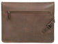 UBERBAG INSIGNIA MEN'S BROWN LEATHER CLUTCH