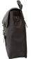 UBERBAG GOBI GRAPHITE GREY/ BLACK LEATHER MESSENGER BAG