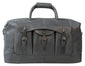 UBERBAG GOBI GRAPHITE GREY LEATHER HOLDALL BAG