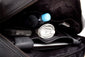 UBERBAG INSIGNIA GRAPHITE GREY/ BLACK LEATHER PORTFOLIO / MESSENGER BAG