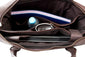 UBERBAG INSIGNIA BROWN LEATHER PORTFOLIO / MESSENGER BAG