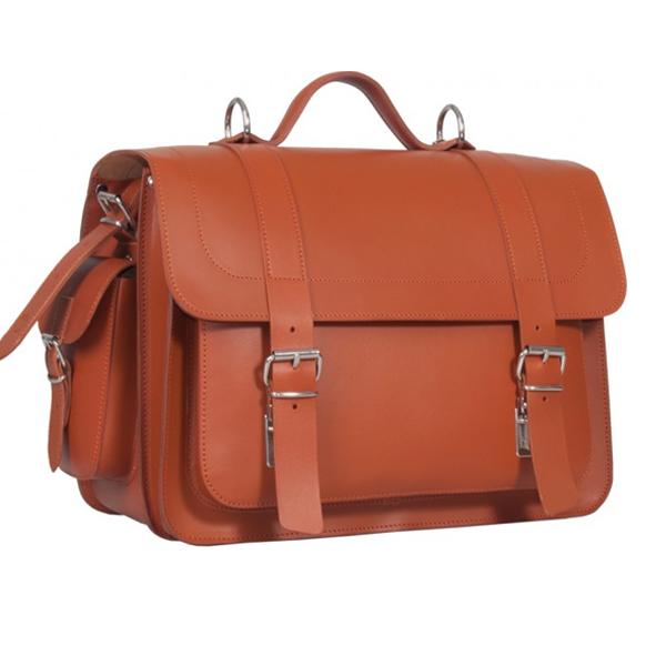 Vegetable tanned leather messenger bag deals