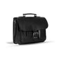 MAYFAIR VEGETABLE TANNED BLACK LEATHER SMALL SATCHEL / BACKPACK