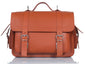 PIMLICO NATURAL VEGETABLE TANNED TAN LEATHER SATCHEL / BACKPACK