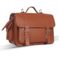 PIMLICO NATURAL VEGETABLE TANNED TAN LEATHER SATCHEL / BACKPACK