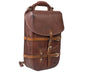 UBERBAG VINTAGE SWISS ARMY BROWN LEATHER BACKPACK