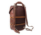 UBERBAG VINTAGE SWISS ARMY BROWN LEATHER BACKPACK