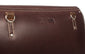 UBERBAG VINTAGE SWISS ARMY BROWN LEATHER MESSENGER BAG