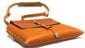 UBERBAG TRIBE TAN VEGETABLE TANNED LEATHER MESSENGER BAG