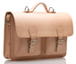 WINDSOR NATURAL VEGETABLE TANNED LEATHER SATCHEL / BACKPACK
