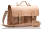 WINDSOR NATURAL VEGETABLE TANNED LEATHER SATCHEL / BACKPACK