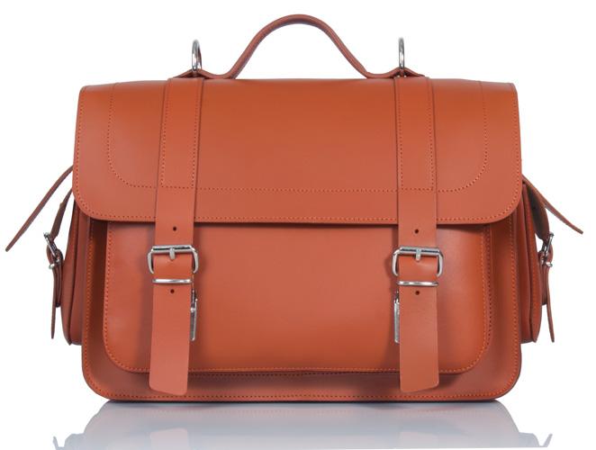 PIMLICO NATURAL VEGETABLE TANNED TAN LEATHER SATCHEL / BACKPACK